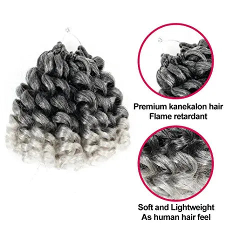 Toyotress Wand Curl Jamican Bounce Curls Synthetic Braiding Hair Exentions
